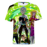 Rick and Morty Casual 3D Graphic T-shirts Unisex for Kids & Alduts