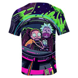 Rick and Morty Casual 3D Graphic T-shirts Unisex for Kids & Alduts