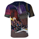 Rick and Morty Casual 3D Graphic T-shirts Unisex for Kids & Alduts