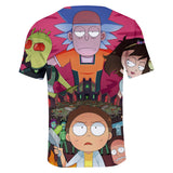 Rick and Morty Casual 3D Graphic T-shirts Unisex for Kids & Alduts