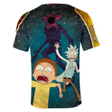 Rick and Morty Casual 3D Graphic T-shirts Unisex for Kids & Alduts