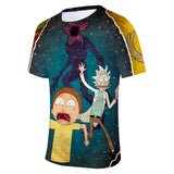 Rick and Morty Casual 3D Graphic T-shirts Unisex for Kids & Alduts