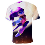 Hot Game Cartoon Sonic The Hedgehog 3D Printed Casual Sports T-Shirts Summer Top for Adult Kids