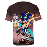 Hot Game Cartoon Sonic The Hedgehog 3D Printed Casual Sports T-Shirts Summer Top for Adult Kids