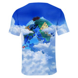 Hot Game Cartoon Sonic The Hedgehog 3D Printed Casual Sports T-Shirts Summer Top for Adult Kids