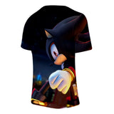 Hot Game Cartoon Sonic The Hedgehog 3D Printed Casual Sports T-Shirts Summer Top for Adult Kids