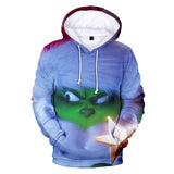 Christmas Cartoon The Grinch Cosplay Hoodie Sweatshirts Tracksuit Jumper Kids Adult