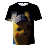 Hot Game Cartoon Pokeman Go Pikachu 3D Graphic Casual Sports T-Shirts Summer Plus Size Top