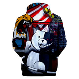 Hot Game Danganronpa Cartoon Cosplay Hoodie Pullover Sweatshirts Unisex Tracksuit Jumper
