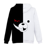 Hot Game Danganronpa Cartoon Cosplay Black White Hoodie Pullover Sweatshirts Unisex Tracksuit Jumper