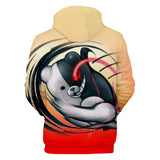 Hot Game Danganronpa Cartoon Cosplay Khaki Hoodie Pullover Sweatshirts Unisex Tracksuit Jumper