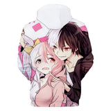 Hot Game Danganronpa Cartoon Cosplay White Hoodie Pullover Sweatshirts Unisex Tracksuit Jumper