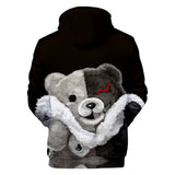 Hot Game Danganronpa Cartoon Cosplay Black Hoodie Pullover Sweatshirts Unisex Tracksuit Jumper