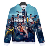 Hot Game Garena Free Fire Cosplay Hoodie Pullover Sweatshirts Unisex Tracksuit Jumper