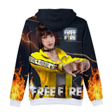 Hot Game Garena Free Fire Cosplay Hoodie Pullover Sweatshirts Unisex Tracksuit Jumper