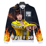 Hot Game Garena Free Fire Cosplay Hoodie Pullover Sweatshirts Unisex Tracksuit Jumper
