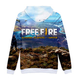Hot Game Garena Free Fire Cosplay Hoodie Pullover Sweatshirts Unisex Tracksuit Jumper