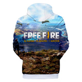 Hot Game Garena Free Fire Cosplay Hoodie Pullover Sweatshirts Unisex Tracksuit Jumper