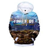 Hot Game Garena Free Fire Cosplay Hoodie Pullover Sweatshirts Unisex Tracksuit Jumper