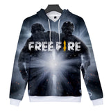 Hot Game Garena Free Fire Cosplay Hoodie Pullover Sweatshirts Unisex Tracksuit Jumper