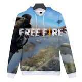 Hot Game Garena Free Fire Cosplay Hoodie Pullover Sweatshirts Unisex Tracksuit Jumper