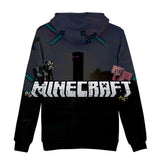 Hot Game Minecraft Unisex Jumper Casual 3D Sportswear Hoodies for Kids Teen Adult