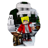 Hot Game Minecraft Unisex Jumper Casual 3D Sportswear Hoodies for Kids Teen Adult