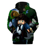 Hot Game Minecraft Unisex Jumper Casual 3D Sportswear Hoodies for Kids Teen Adult