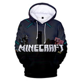 Hot Game Minecraft Unisex Jumper Casual 3D Sportswear Hoodies for Kids Teen Adult