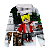 Hot Game Minecraft Unisex Jumper Casual 3D Sportswear Hoodies for Kids Teen Adult