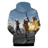 Hot Game PUBG Cosplay Costume Hoodie Pullover Sweatshirts Unisex Tracksuit Jumper