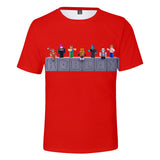 Hot Game Roblox Casual Sports 3D Graphic T-shirts Cool Summer Tees for Kids Alduts
