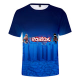 Hot Game Roblox Casual Sports 3D Graphic T-shirts Cool Summer Tees for Kids Alduts