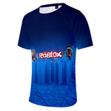 Hot Game Roblox Casual Sports 3D Graphic T-shirts Cool Summer Tees for Kids Alduts