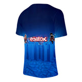 Hot Game Roblox Casual Sports 3D Graphic T-shirts Cool Summer Tees for Kids Alduts