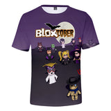 Hot Game Roblox Casual Sports 3D Graphic T-shirts Cool Summer Tees for Kids Alduts