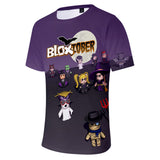 Hot Game Roblox Casual Sports 3D Graphic T-shirts Cool Summer Tees for Kids Alduts