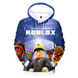 Hot Game Roblox Cosplay Jumper Casual Sports Hoodie Long Sleeve for Kids Youth Adult