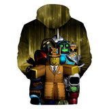 Hot Game Roblox Cosplay Jumper Casual Sports Hoodie Long Sleeve for Kids Youth Adult
