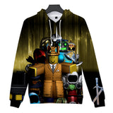 Hot Game Roblox Cosplay Jumper Casual Sports Hoodie Long Sleeve for Kids Youth Adult