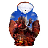 Hot Game Roblox Cosplay Blue Jumper Casual Sports Hoodie Long Sleeve for Kids Youth Adult