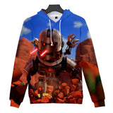 Hot Game Roblox Cosplay Blue Jumper Casual Sports Hoodie Long Sleeve for Kids Youth Adult