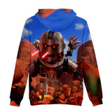Hot Game Roblox Cosplay Blue Jumper Casual Sports Hoodie Long Sleeve for Kids Youth Adult