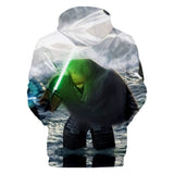 Hot Game Roblox Cosplay Gray Jumper Casual Sports Hoodie Long Sleeve for Kids Youth Adult