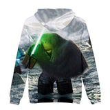 Hot Game Roblox Cosplay Gray Jumper Casual Sports Hoodie Long Sleeve for Kids Youth Adult