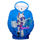 Hot Game Roblox Cosplay Blue Jumper Casual Sports Hoodie Long Sleeve for Kids Youth Adult