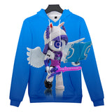 Hot Game Roblox Cosplay Blue Jumper Casual Sports Hoodie Long Sleeve for Kids Youth Adult