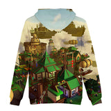 Hot Game Roblox House Cosplay Gray Jumper Casual Sports Hoodie Long Sleeve for Kids Youth Adult