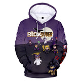 Hot Game Roblox Purple Jumper Casual Sports Hoodie Long Sleeve for Kids Youth Adult