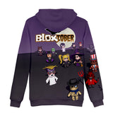 Hot Game Roblox Purple Jumper Casual Sports Hoodie Long Sleeve for Kids Youth Adult